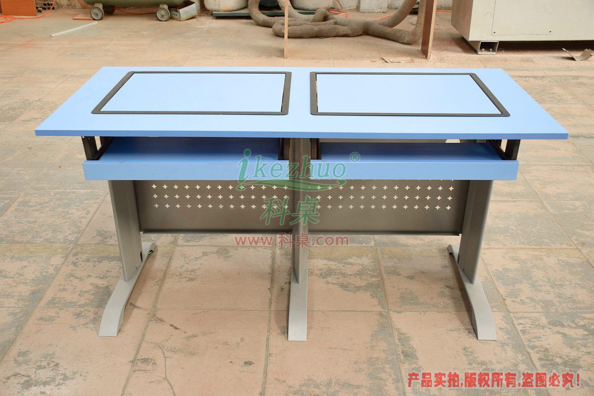 科桌家具,邊框翻轉器,翻轉電腦桌,雙人位金屬腳架帶邊框翻轉電腦桌K14-B 科桌家具,邊框翻轉器,翻轉電腦桌,雙人位金屬腳架帶邊框翻轉電腦桌K14-B
