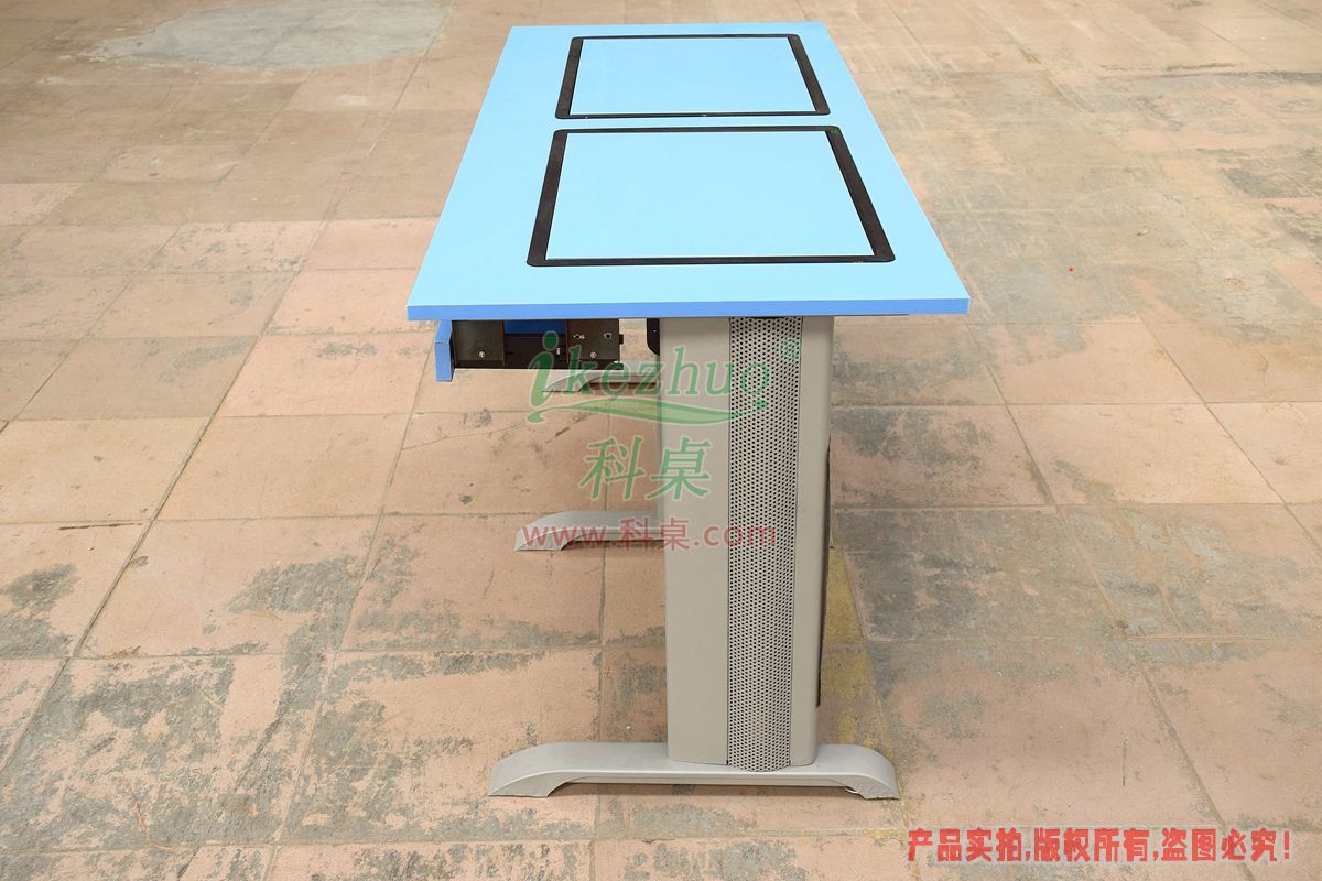 科桌家具,邊框翻轉器,翻轉電腦桌,雙人位金屬腳架帶邊框翻轉電腦桌K14-B 科桌家具,邊框翻轉器,翻轉電腦桌,雙人位金屬腳架帶邊框翻轉電腦桌K14-B